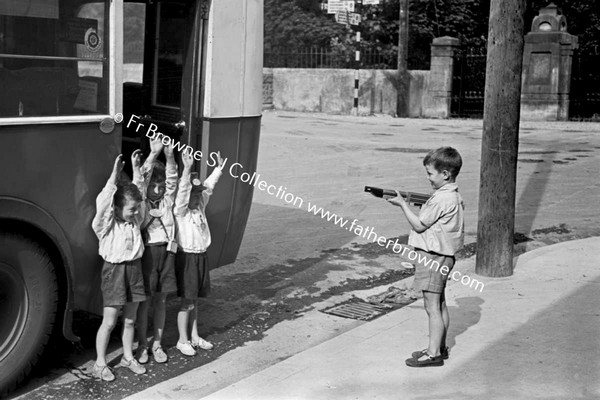 BUS SCENE BOYS PLAYING AT WESTPORT